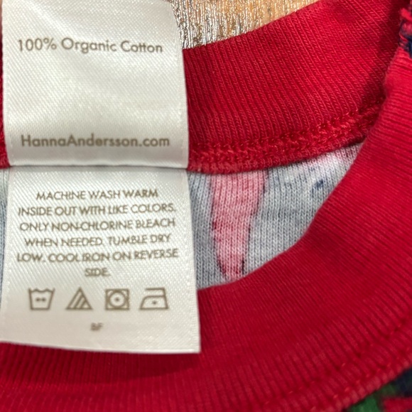 Hanna Andersson Gnome Christmas Winter Long John Pajama Set, Organic Cotton 3T - Picture 4 of 7